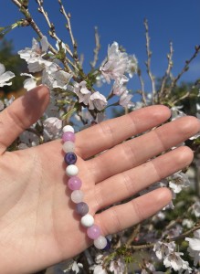 Stosa Lavender Jade Diffuser Bracelet 8mm